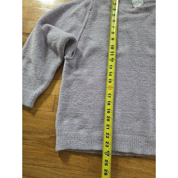 Softies Solid Marshmallow Crew Neck Sweater Top Size Medium A001835 - Picture 3 of 7